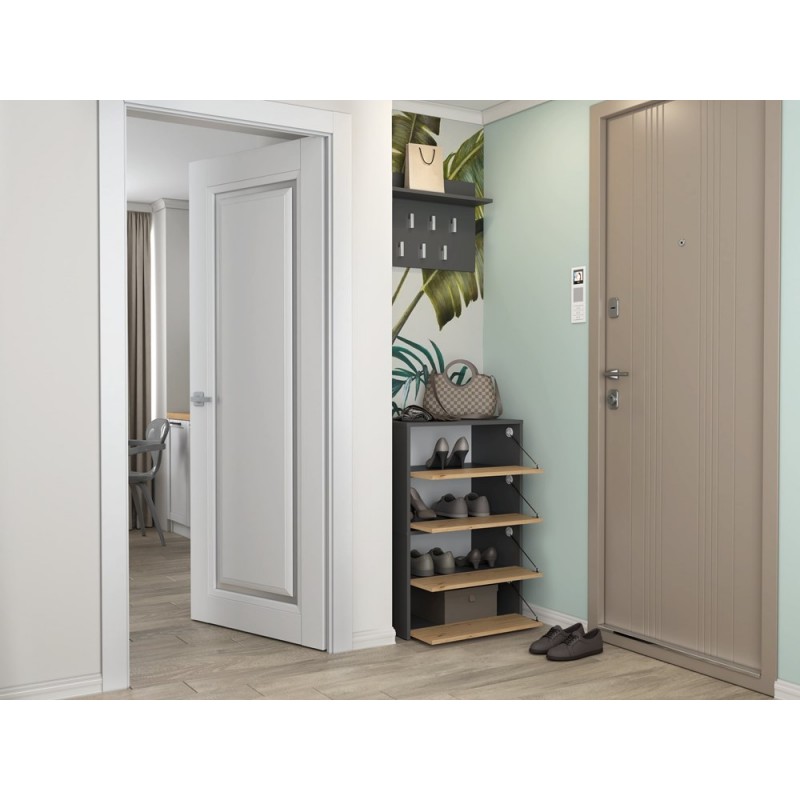 SZAFKA NA BUTY MODO X2 ANTRACYT/ARTISAN