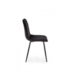 Tapicerowane Krzesło K525 - czarne
