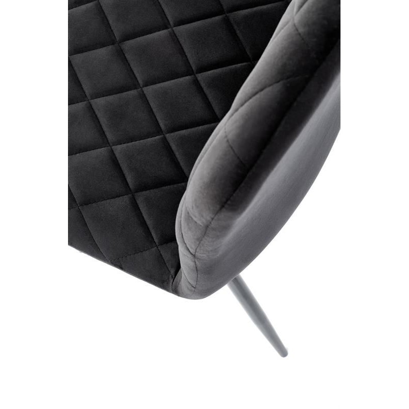 Tapicerowane Krzesło K525 - czarne