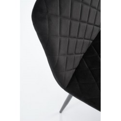 Tapicerowane Krzesło K525 - czarne