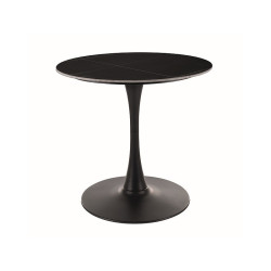 STÓŁ ESPERO CZARNY MAT/CZARNY  FI 80