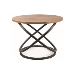 ŁAWA EOS D DĄB ARTISAN/CZARNY FI60