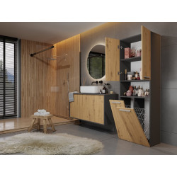 SŁUPEK ŁAZ. NEL ANT/ART 2 KOSZE DRZWI KRÓTKIE KPL