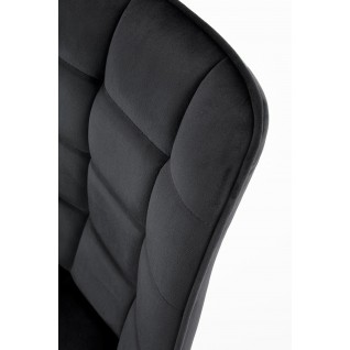 Zestaw krzeseł tapicerowanych (4szt.) Lilac czarne