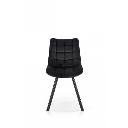 Zestaw krzeseł tapicerowanych (4szt.) Lilac czarne