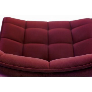 Zestaw krzeseł tapicerowanych (4szt.) Lilac bordowe