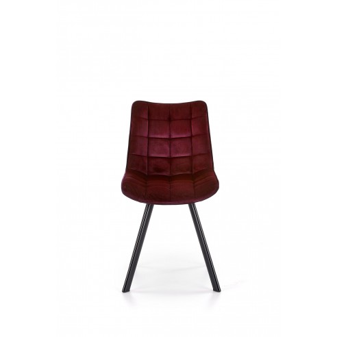 Zestaw krzeseł tapicerowanych (4szt.) Lilac bordowe