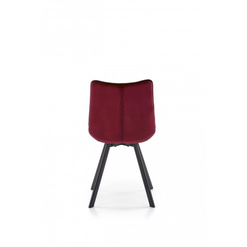 Zestaw krzeseł tapicerowanych (4szt.) Lilac bordowe