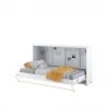 Półkotapczan Poziomy Concept Pro CP-06 90X200 Biały Połysk Lenart