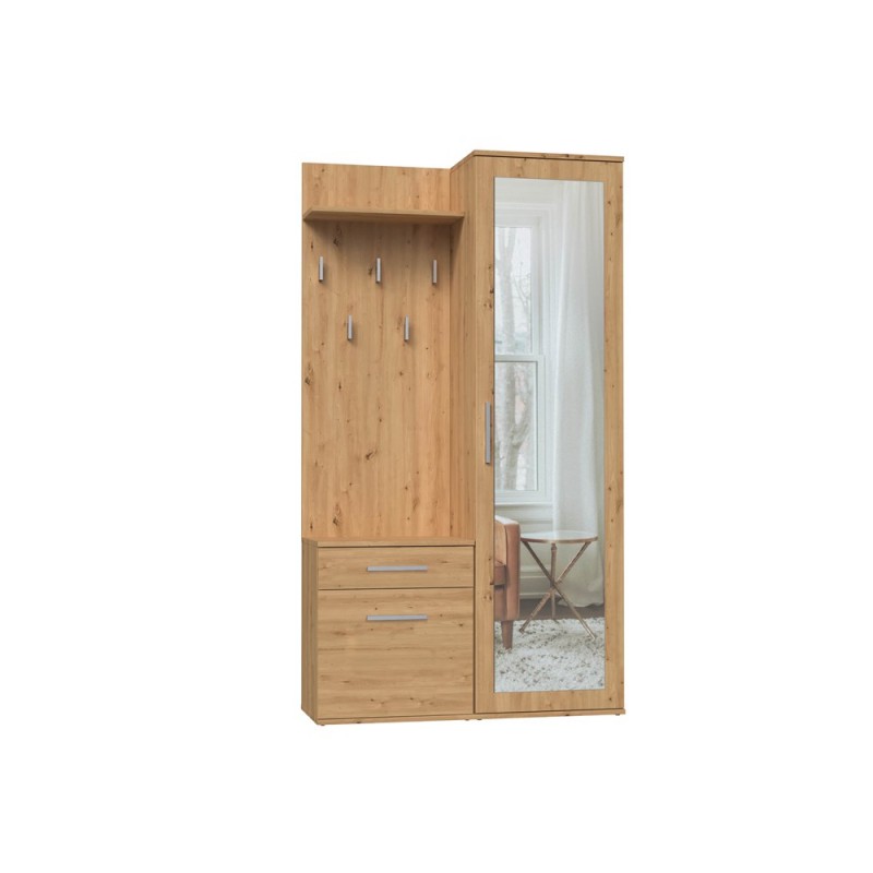 GARDEROBA DUO - DĄB ARTISAN