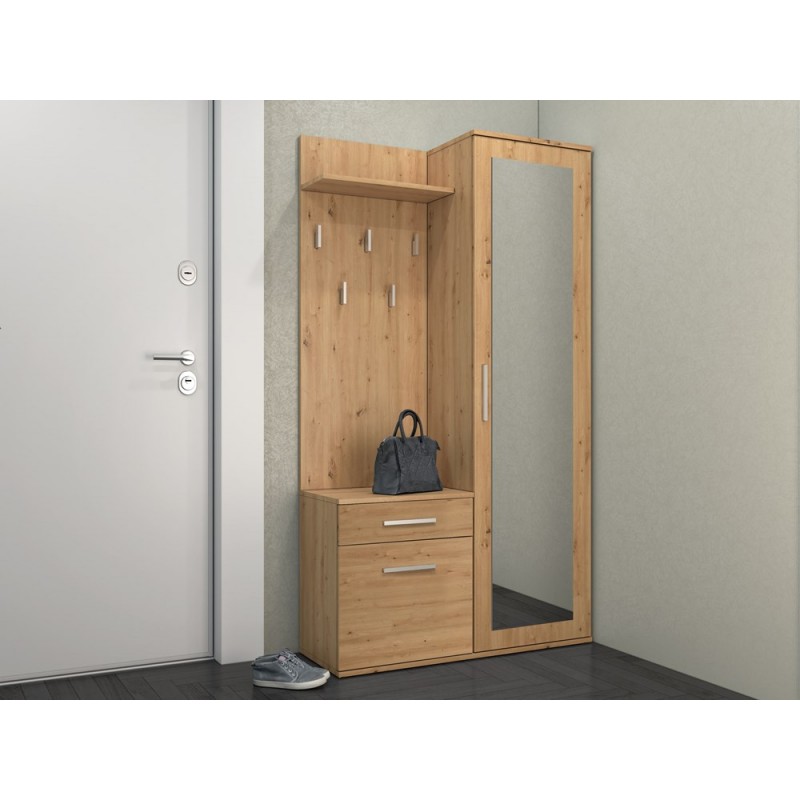 GARDEROBA DUO - DĄB ARTISAN