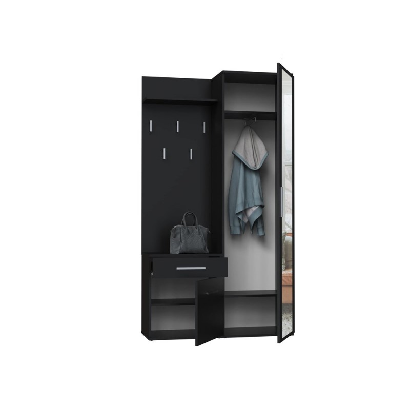 GARDEROBA DUO - CZERŃ