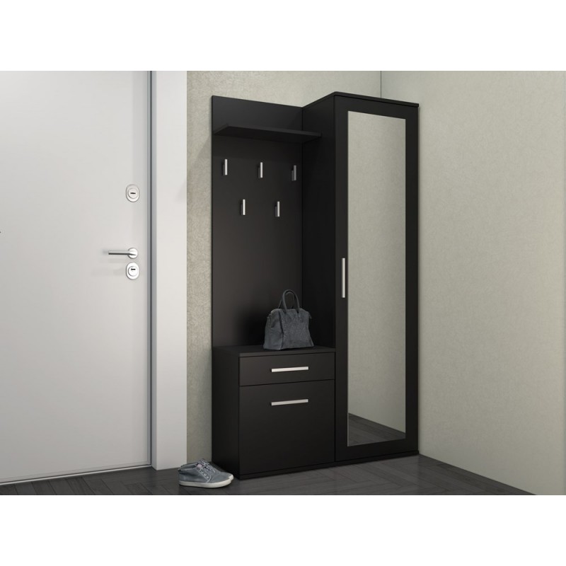 GARDEROBA DUO - CZERŃ