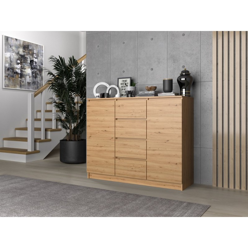 KOMODA 2 DRZWI 4 SZUFLADY ARTISAN KOMPLET