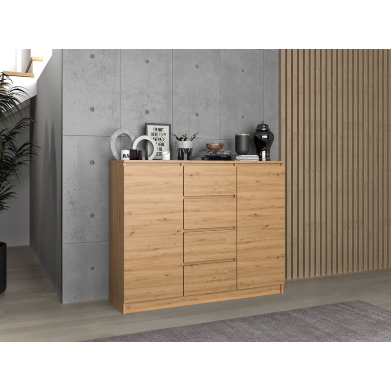 KOMODA 2 DRZWI 4 SZUFLADY ARTISAN KOMPLET