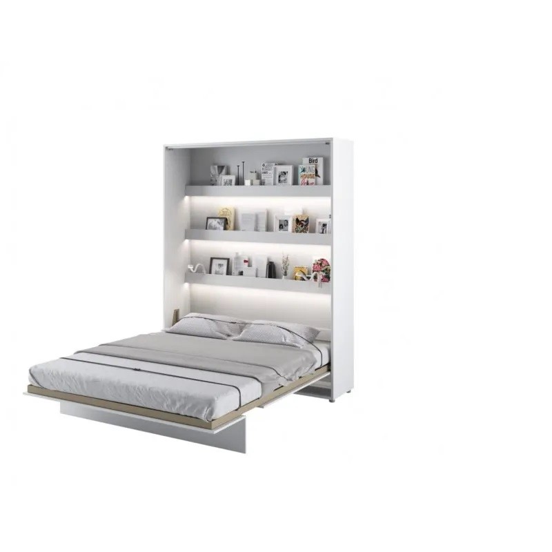 Półkotapczan Pionowy BED CONCEPT BC-13 180X200 Biały Połysk