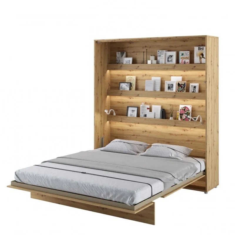 Półkotapczan Pionowy BED CONCEPT BC-13 180X200 Dąb Artisan