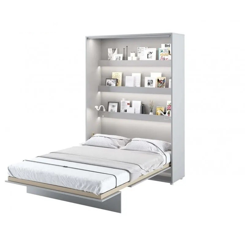 Półkotapczan Pionowy BED CONCEPT BC-01 140X200 Biały Alpejski