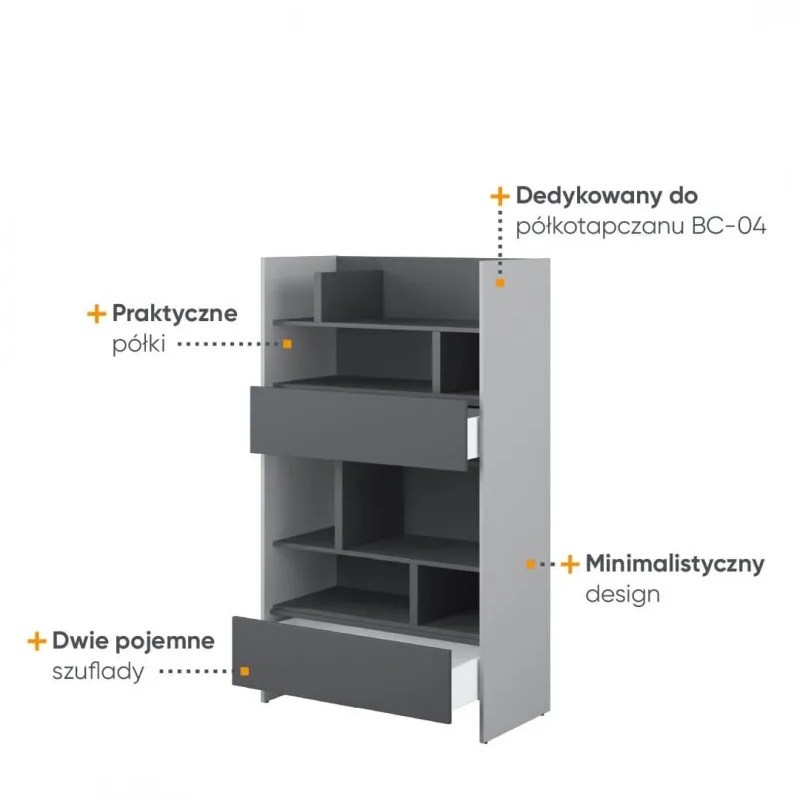 Regał BED CONCEPT BC-27 do półkotapczanu Lenart