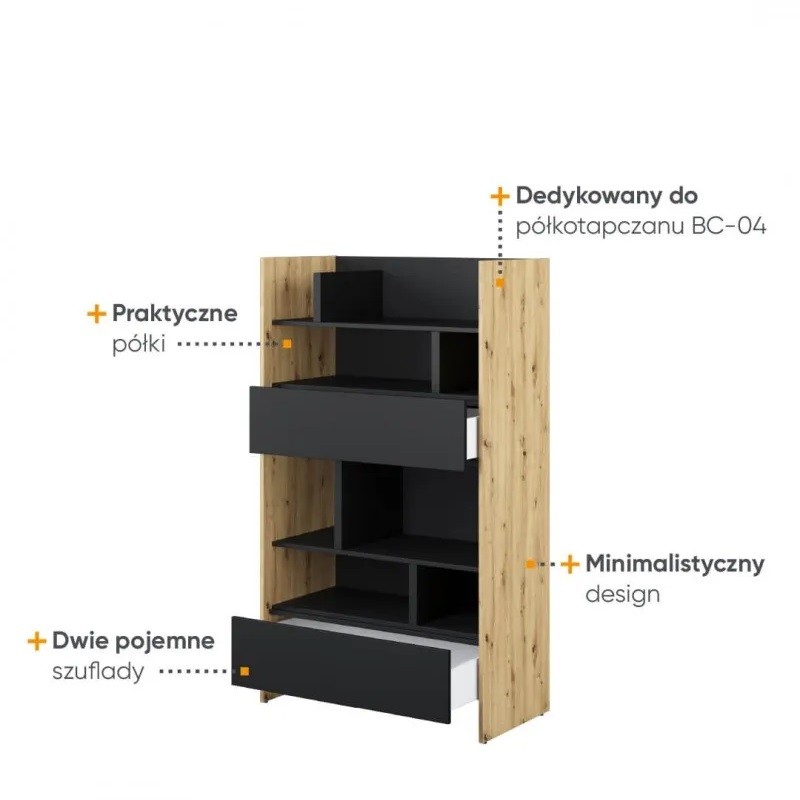 Regał BED CONCEPT BC-27 do półkotapczanu Lenart