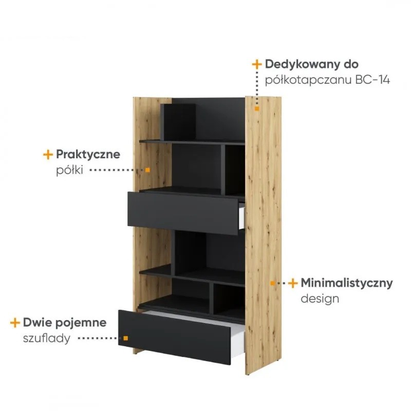 Regał BED CONCEPT BC-28 do półkotapczanu Lenart