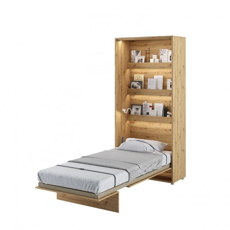 Półkotapczan Pionowy BED CONCEPT BC-03 90X200 Dąb Artisan Lenart