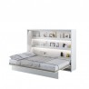 Półkotapczan Poziomy BED CONCEPT BC-04 140X200 Biały Alpejski Lenart