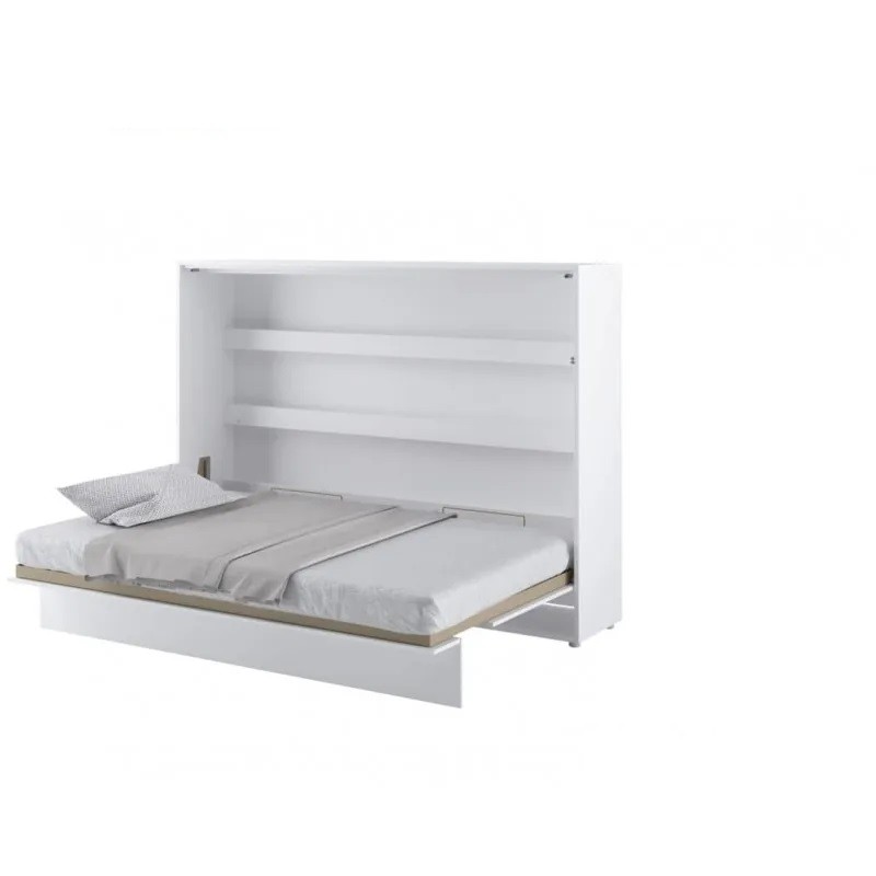 P&oacute;łkotapczan Poziomy BED CONCEPT BC-04 140X200 Biały Połysk