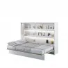 Półkotapczan Poziomy BED CONCEPT BC-05 120X200 Biały Alpejski Lenart