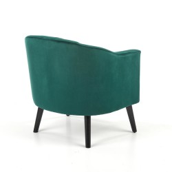 Elegancki fotel wypoczynkowy Breeze ciemno-zielony