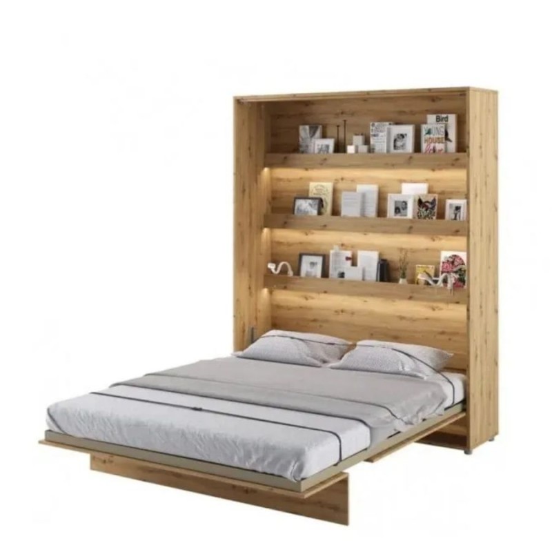 Półkotapczan Pionowy BED CONCEPT BC-12 160X200 Dąb Artisan