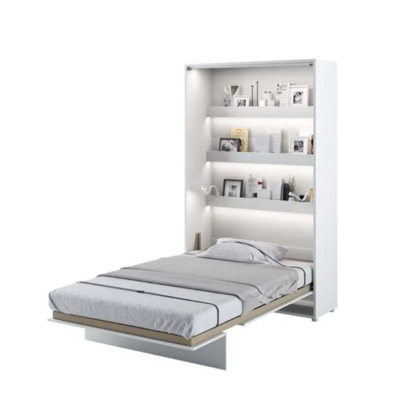 Półkotapczan Pionowy BED CONCEPT BC-02 120X200 Biały Połysk