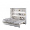 Półkotapczan Poziomy BED CONCEPT BC-14 160X200 Biały Połysk Lenart