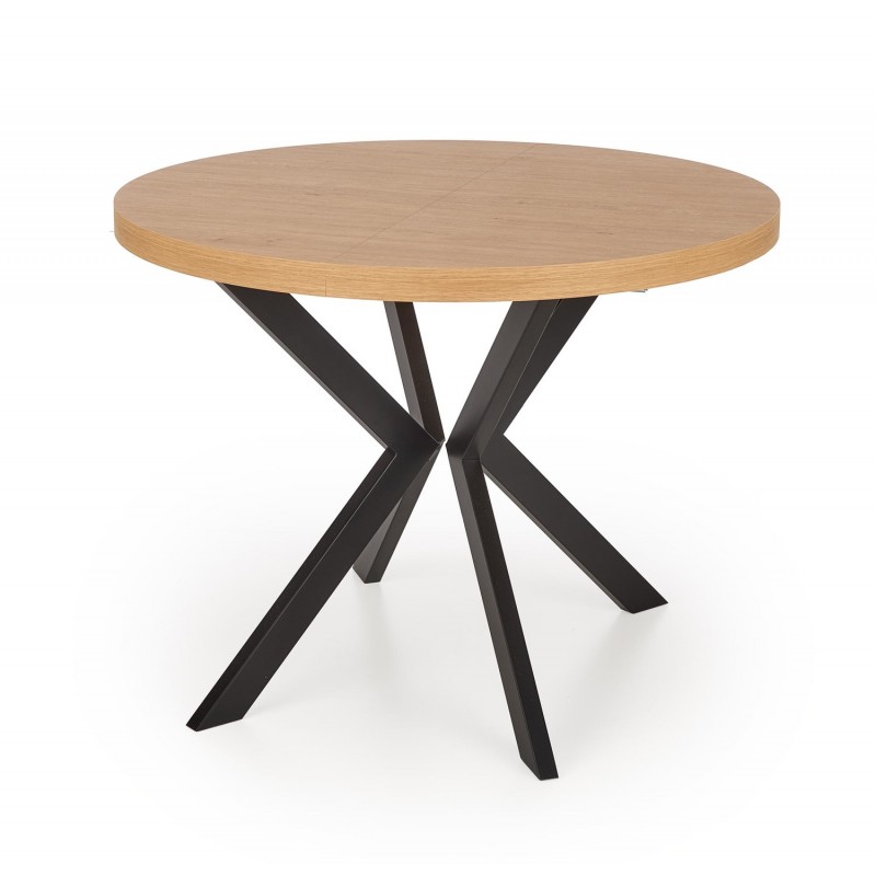 PERONI stół rozkładany dąb złoty - czarny PERONI stół rozkładany dąb złoty - czarny