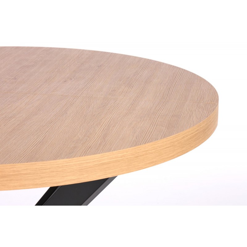 PERONI stół rozkładany dąb złoty - czarny