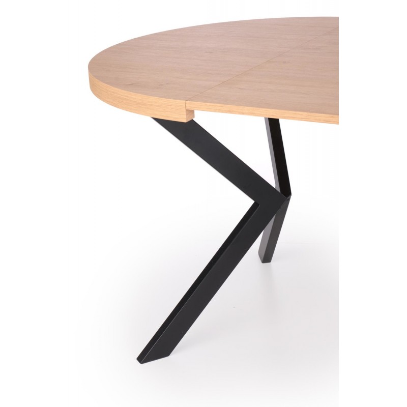 PERONI stół rozkładany dąb złoty - czarny