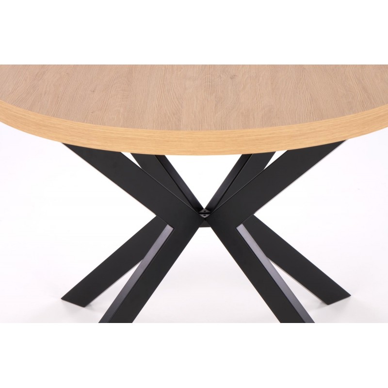 PERONI stół rozkładany dąb złoty - czarny