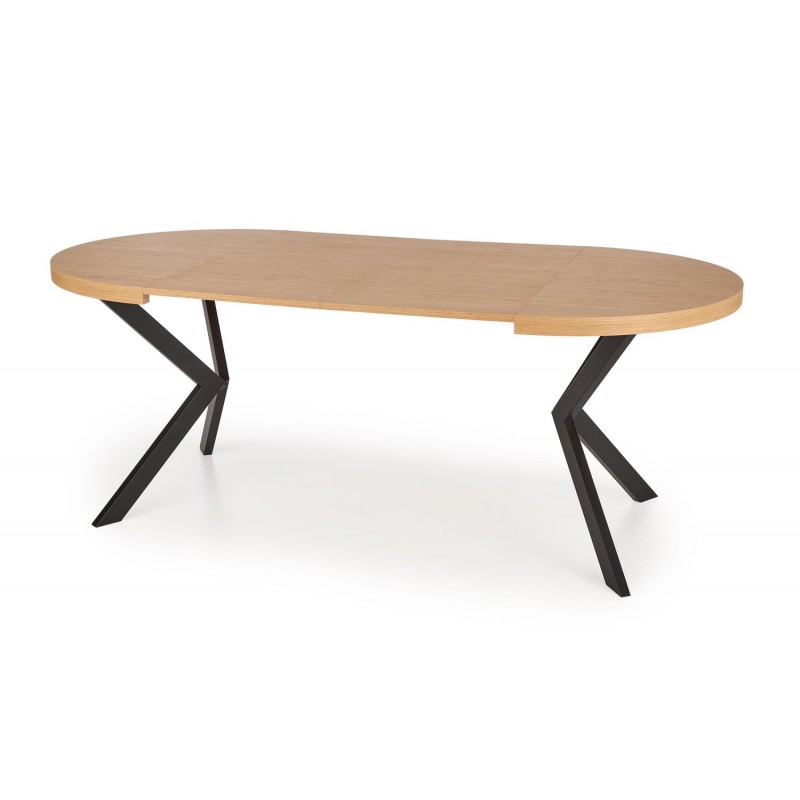 PERONI stół rozkładany dąb złoty - czarny