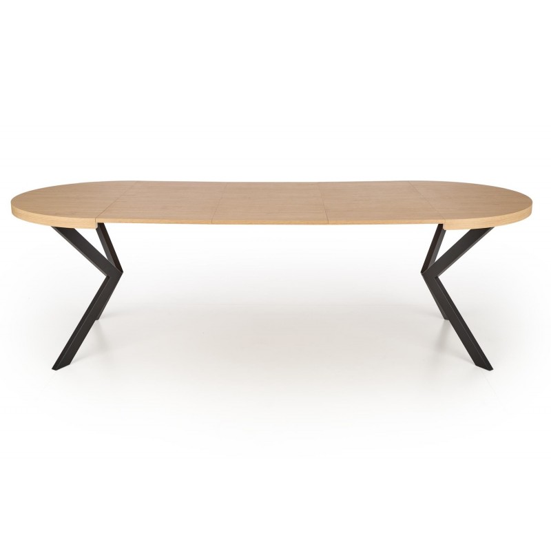 PERONI stół rozkładany dąb złoty - czarny