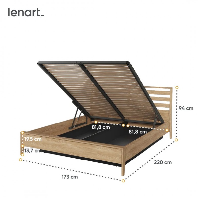 Łóżko Cozy CZ-02(160) Lenart Meble