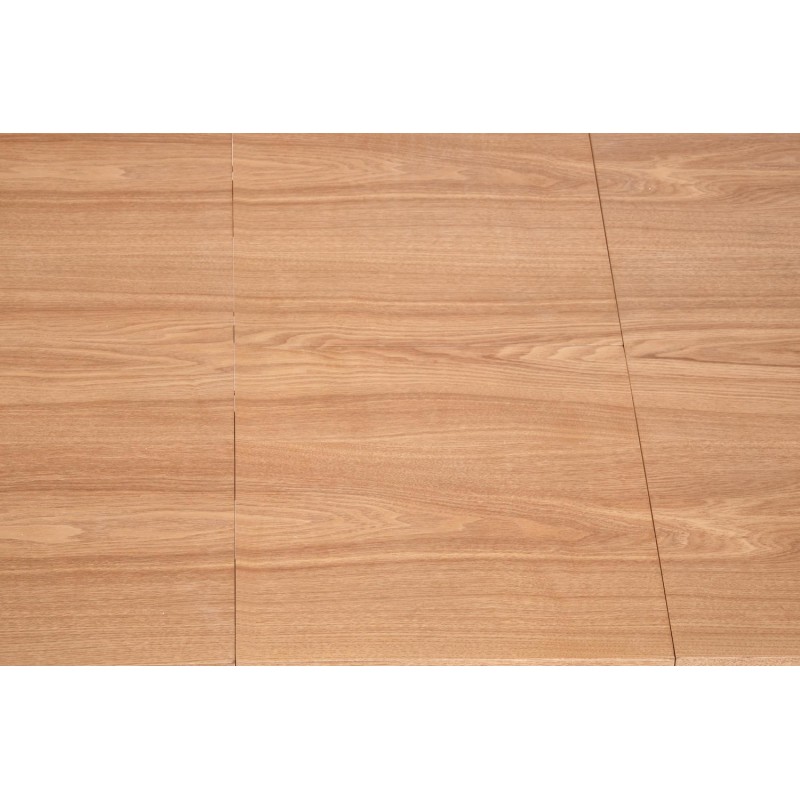 LEGARTO stół rozkładany blat - dąb naturalny, noga - czarny