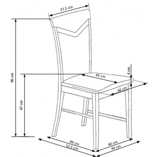 CITRONE krzesło biały / tap: INARI 23 (1p 2szt)