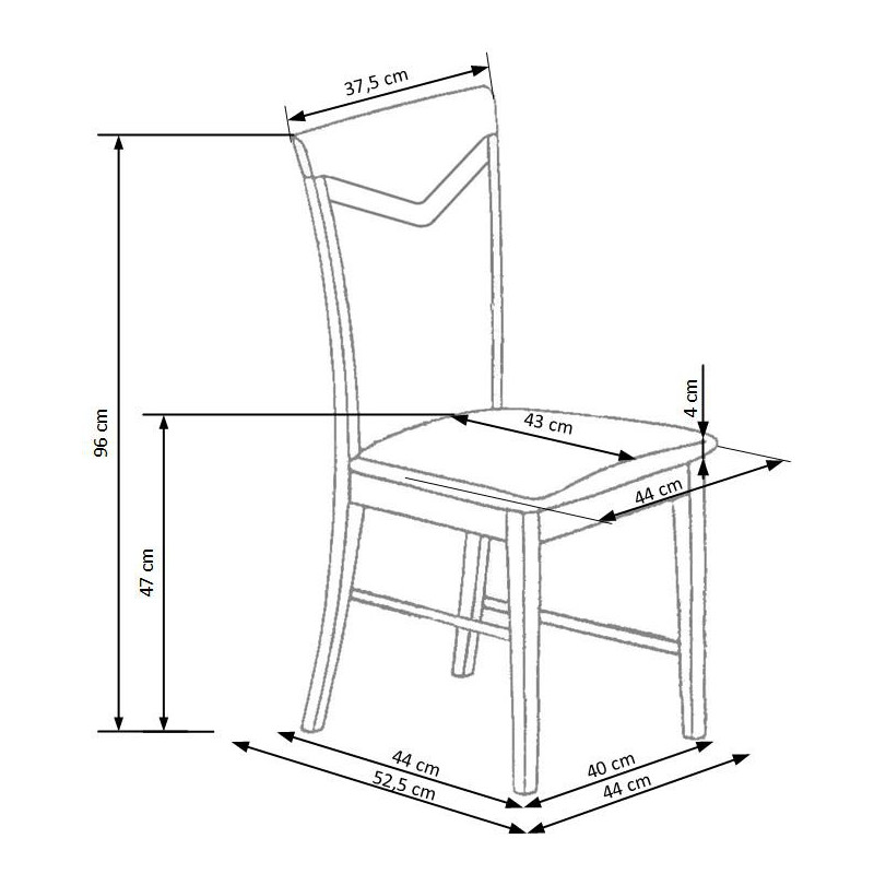 CITRONE krzesło biały / tap: INARI 23 (1p 2szt)