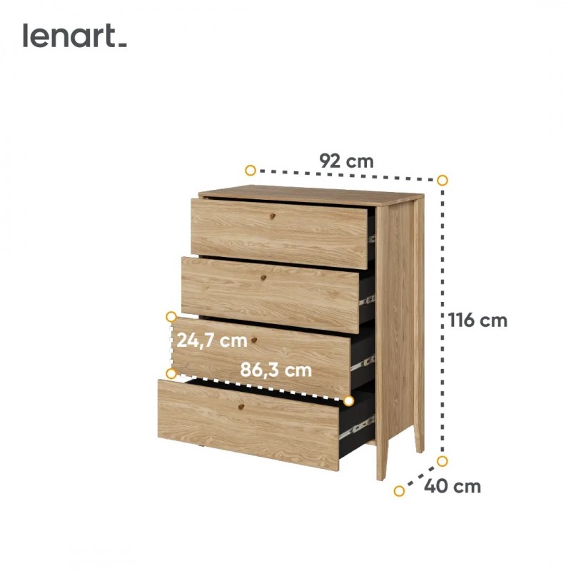 Komoda Cozy CZ-03 Lenart Meble