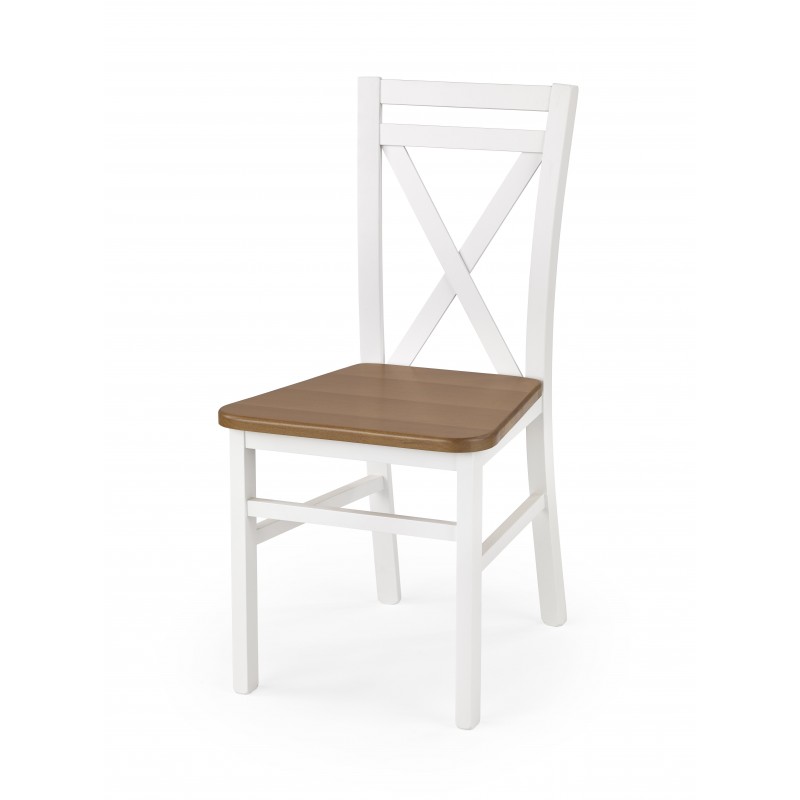 DARIUSZ 2 krzesło biały / olcha (1p 2szt)