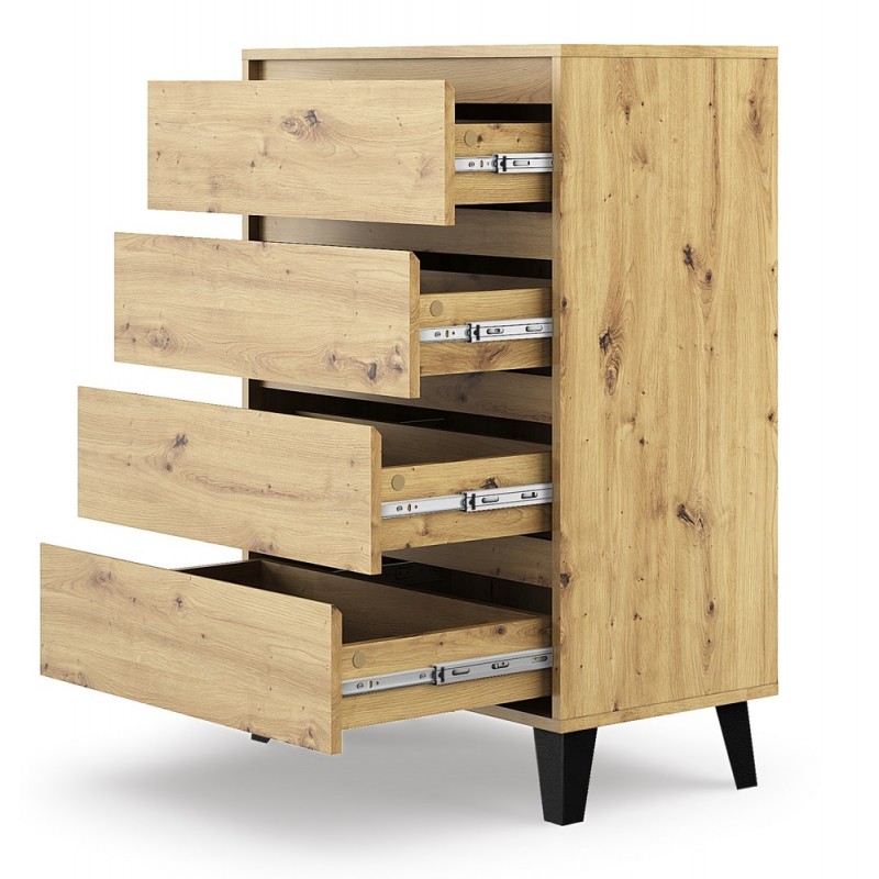 KOMODA SCANDI 4SZUFLADY ARTISAN