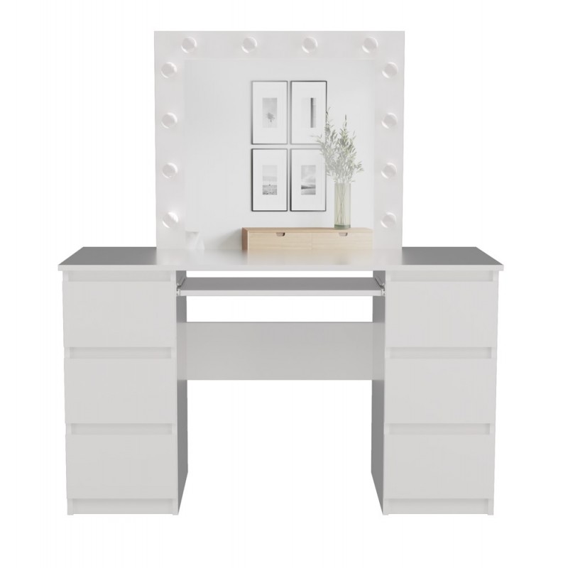 ZESTAW BIURKO KUBA BIEL MAT + MARINA LUSTO