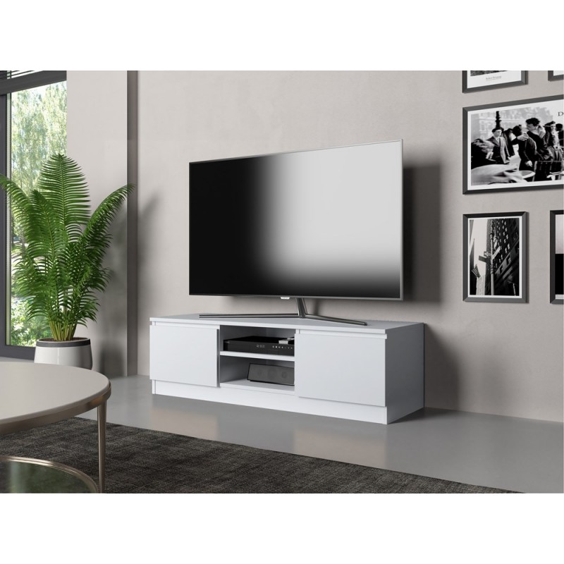STOLIK RTV MISTY 120 cm - BIEL