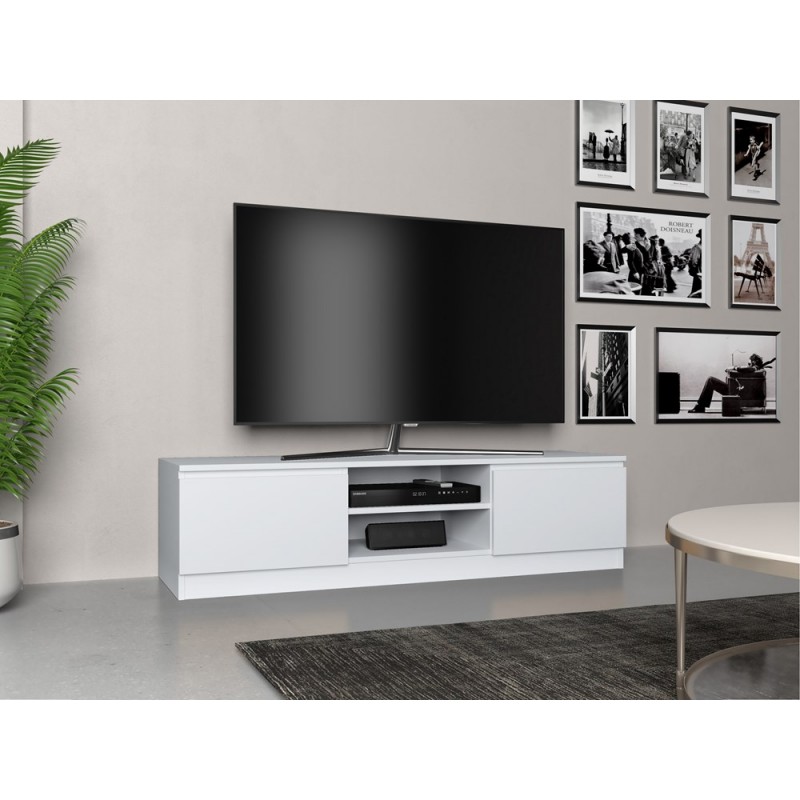 STOLIK RTV MISTY 140 cm - BIAŁY