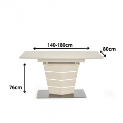 Stół rozkładany Marlit beżowy mat
